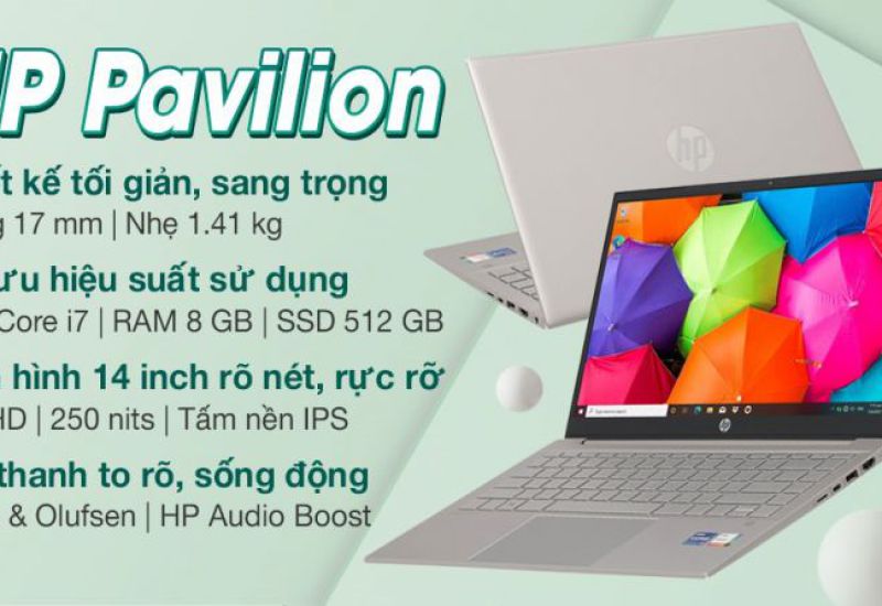 Laptop HP Pavilion – Máy tính xách tay cho tân sinh viên các trường Top 1 Hà Nội