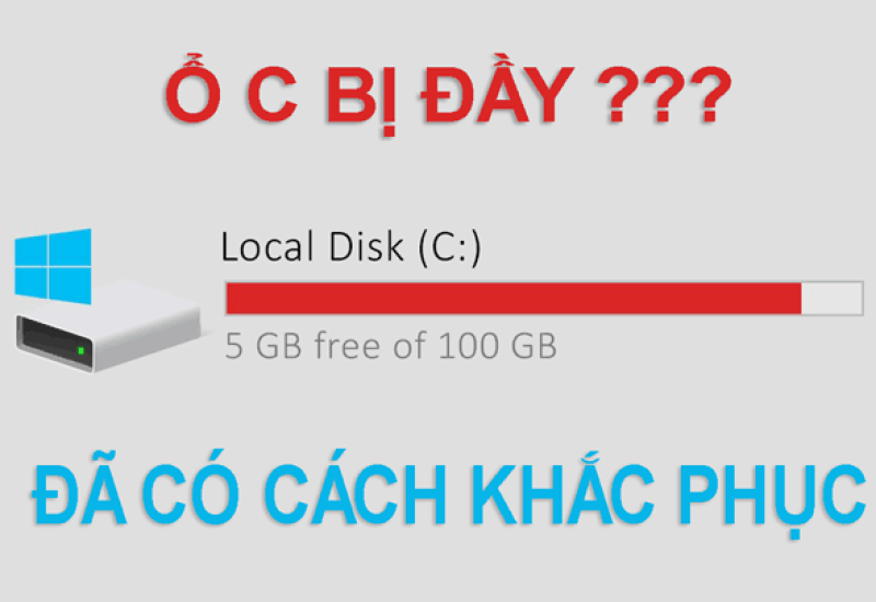 Khắc phục hiện tượng ổ C trên máy tính bị đầy cho Windows 7