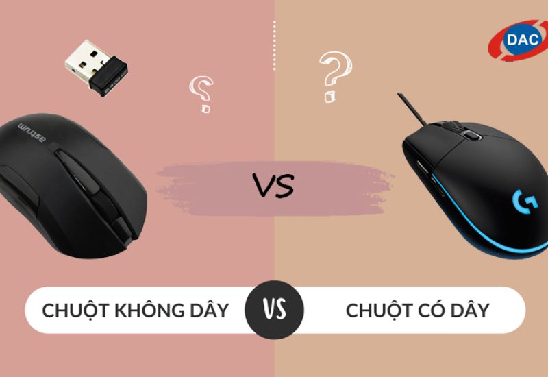 Nên mua chuột không dây hay chuột có dây