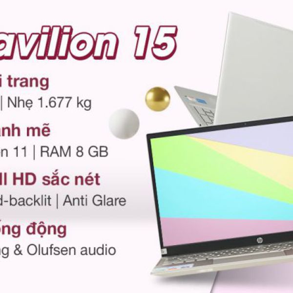 Laptop HP Pavilion 15-eg0505TU i5-1135G7/8G/512G/15.6''