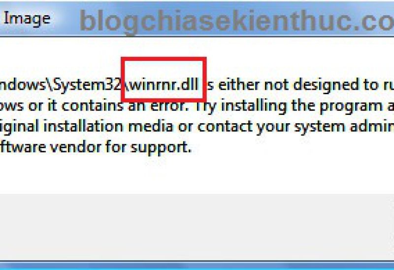 Sửa lỗi thiếu file dll không dùng phần mềm