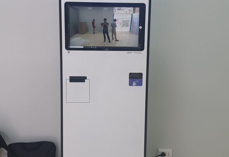 Bệnh viện đa khoa Huyện Mỹ Đức sử dụng máy KIOSK COMD