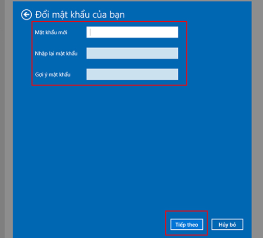 Cách đặt mật khẩu máy tính dùng win 10