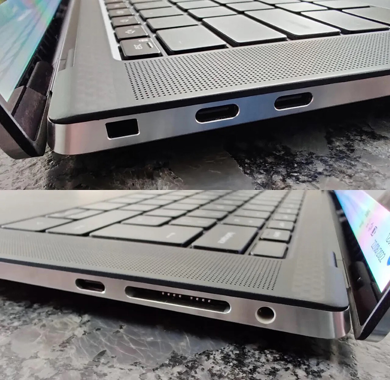 Các cổng kết nối trên Dell XPS 15 9520 