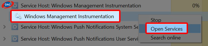 cách khắc phục Lỗi CPU quá tải do WMI Provider Host