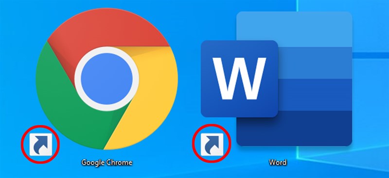 Mũi tên ở Shortcut