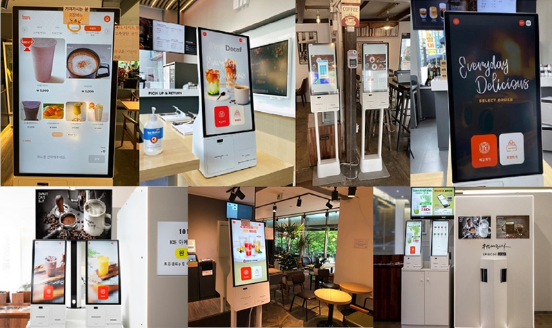 Các loại giá đỡ của Kiosk