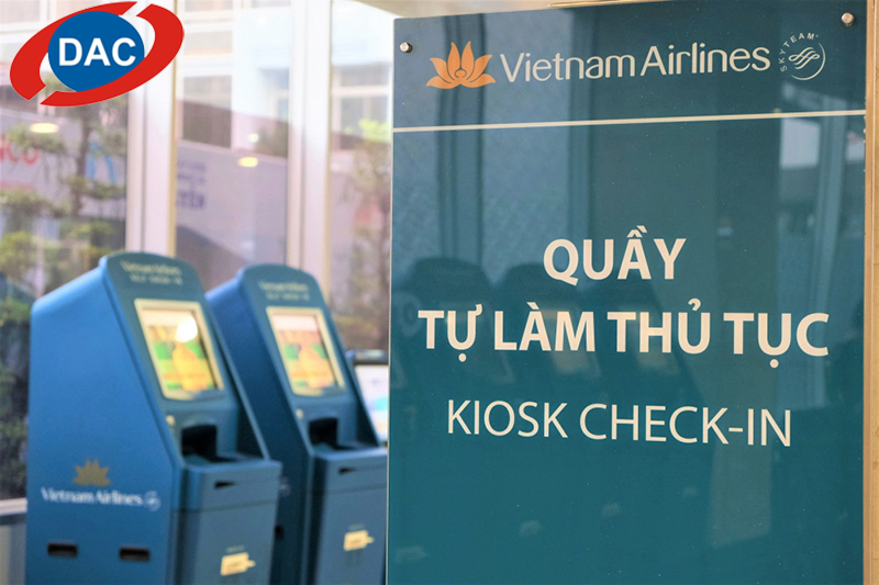 Kiosk check-in của Vietnam Airlines