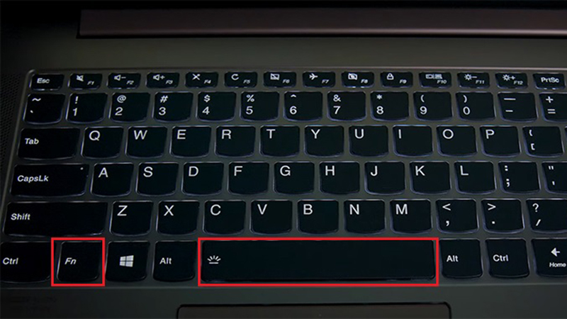 Tổ hợp phím Fn + Space