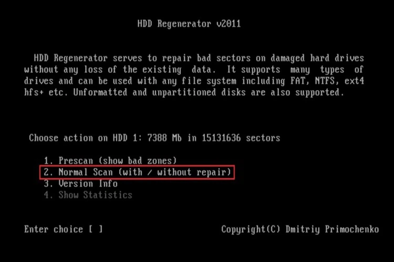 Dính lỗi Bad Sector