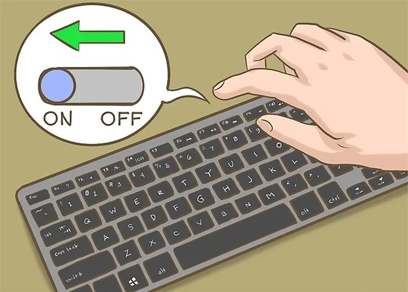 Kiểm tra kết nối bàn phím