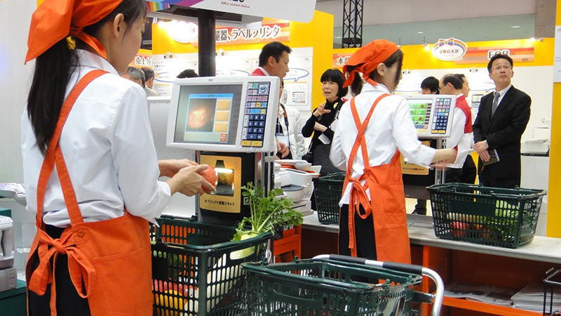 Máy tính tiền siêu thị mini, tạp hóa, cửa hàng tiện lợi