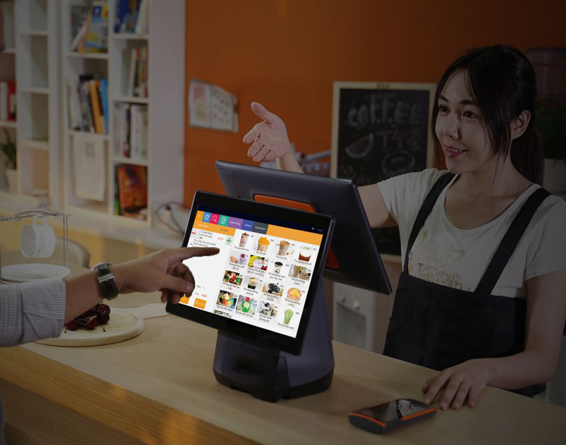Máy tính tiền nhà hàng, quán ăn, quán cafe, trà sữa,...